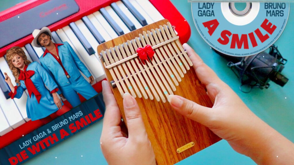 Playing Die With A Smile on Kalimba